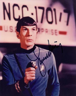 Leonard Nimoy autograph