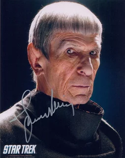 Leonard Nimoy autograph