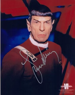 Leonard Nimoy autograph
