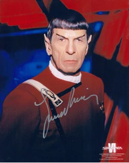 Leonard Nimoy autograph