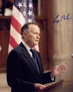 George Bush autograph
