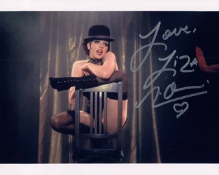 Liza Minnelli autograph