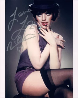 Liza Minnelli autograph