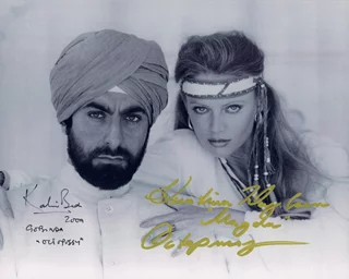 James Bond's Octopussy autograph