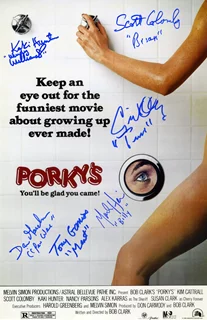 Porky's autograph