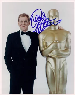 David Letterman autograph