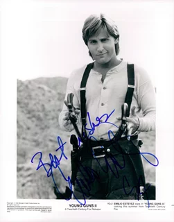 Emilio Estevez autograph