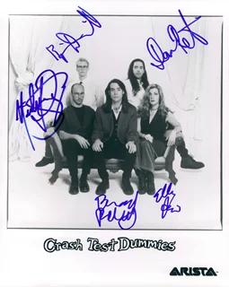 Crash Test Dummies autograph