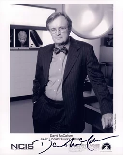 David McCallum autograph