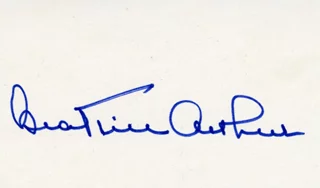 Bea Arthur autograph