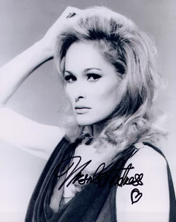 Ursula Andress autograph