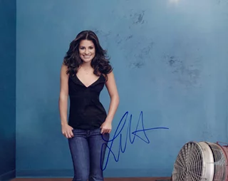 Lea Michele autograph