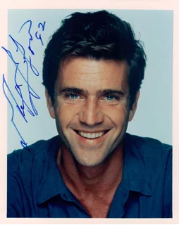 Mel Gibson autograph