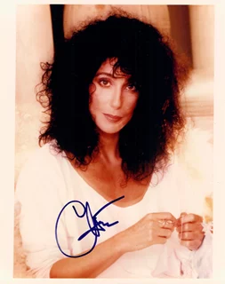 Cher autograph