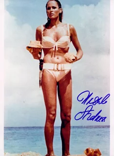 Ursula Andress autograph
