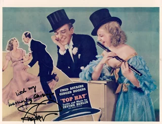 Ginger Rogers autograph