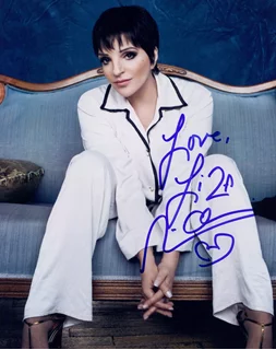 Liza Minnelli autograph