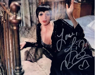 Liza Minnelli autograph