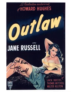 Jane Russell autograph