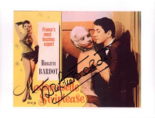 Brigitte Bardot autograph
