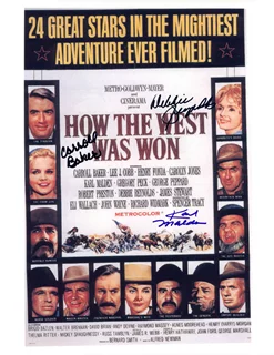 How The West Was Won autograph