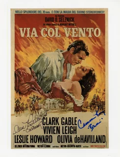Gone With The Wind autograph
