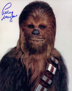 Peter Mayhew autograph