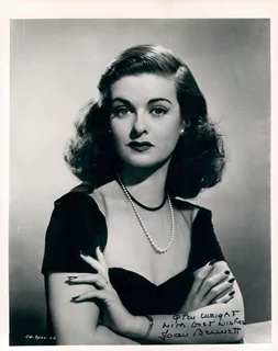 Joan Bennett autograph