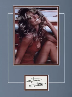 Farrah Fawcett autograph