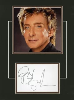 Barry Manilow autograph
