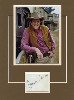 James Arness autograph
