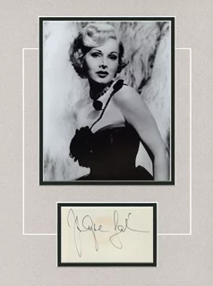 Zsa Zsa Gabor autograph