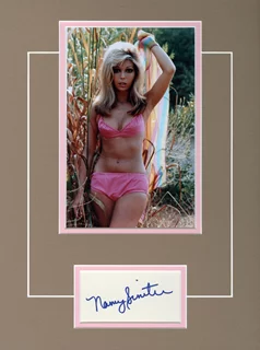 Nancy Sinatra autograph