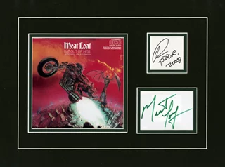 Meat Loaf autograph