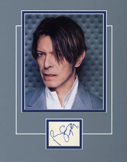 David Bowie autograph