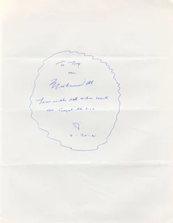 Muhammed Ali autograph