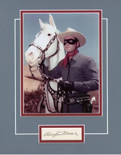 Clayton Moore autograph
