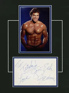 Jon-Erik Hexum autograph