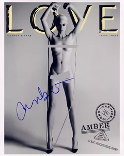Amber Valletta autograph