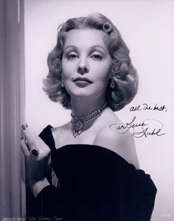Arlene Dahl autograph