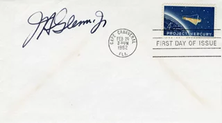 John Glenn autograph