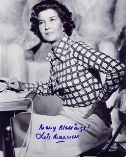 Lois Maxwell autograph