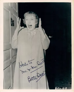 Bette Davis autograph