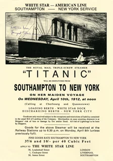 Millvina Dean autograph