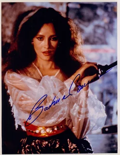 Barbara Carrera autograph