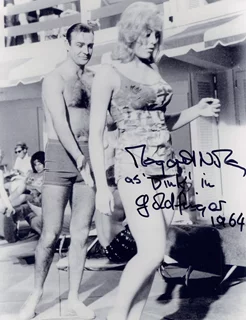 Margaret Nolan autograph