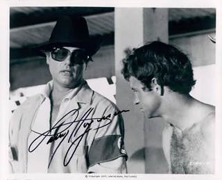 Larry Hagman autograph