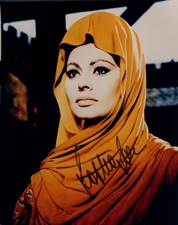 Sophia Loren autograph