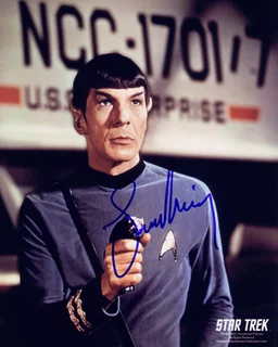 Leonard Nimoy autograph