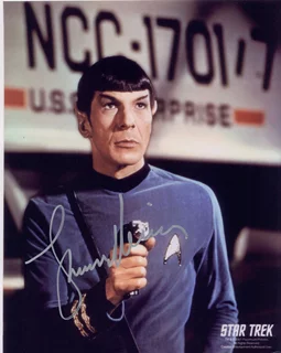 Leonard Nimoy autograph